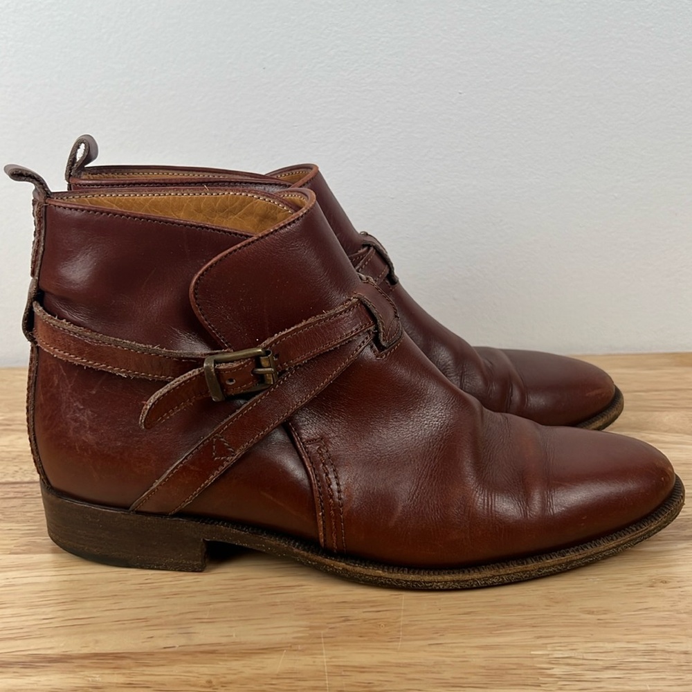 Women’s Vintage Ralph Lauren Brown Leather Ankle Boots 8 M